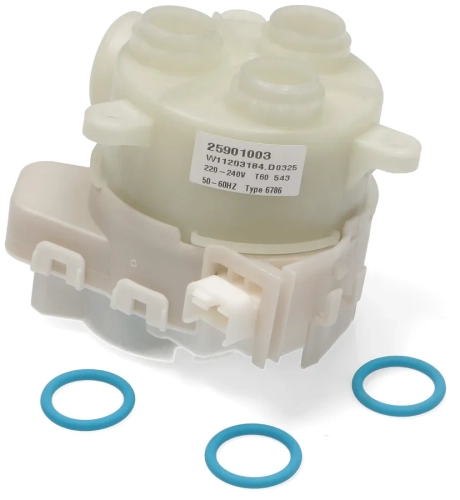 Zawór rozdzielający wodę do zmywarki Whirlpool C00525113