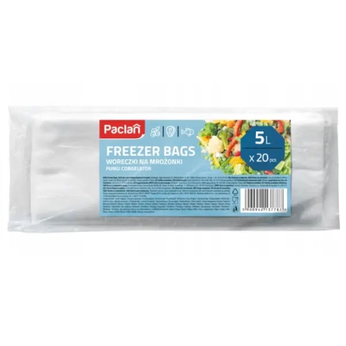 Woreczki do mrożenia 5L 20 szt. Paclan