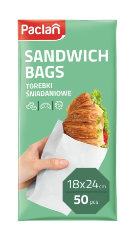 Torebki śniadaniowe 50 szt. Paclan