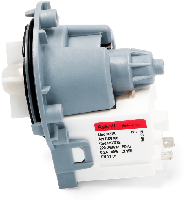 Silnik Pompy odpływowej Miedziane uzwojenie.png