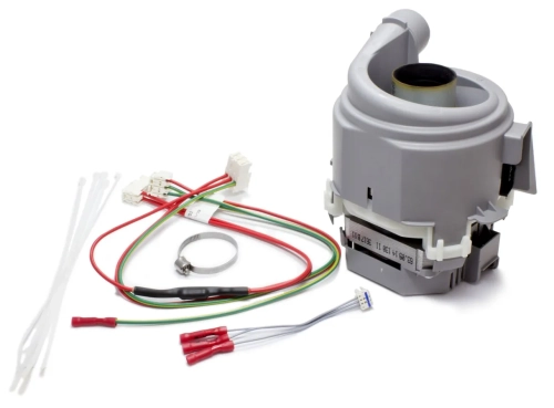 Pompa myjąca z grzałką i turbiną do zmywarki Bosch, Siemens 00654575 oryg.